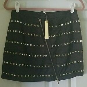 Krafty black sexy mini  Swifty Y2K skirt Sz M NWT